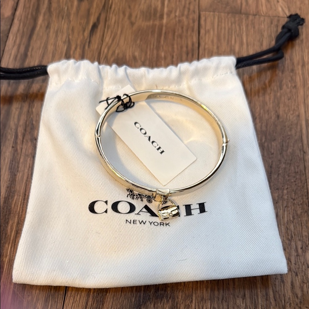 Coach Gold Bangle Bracelet
